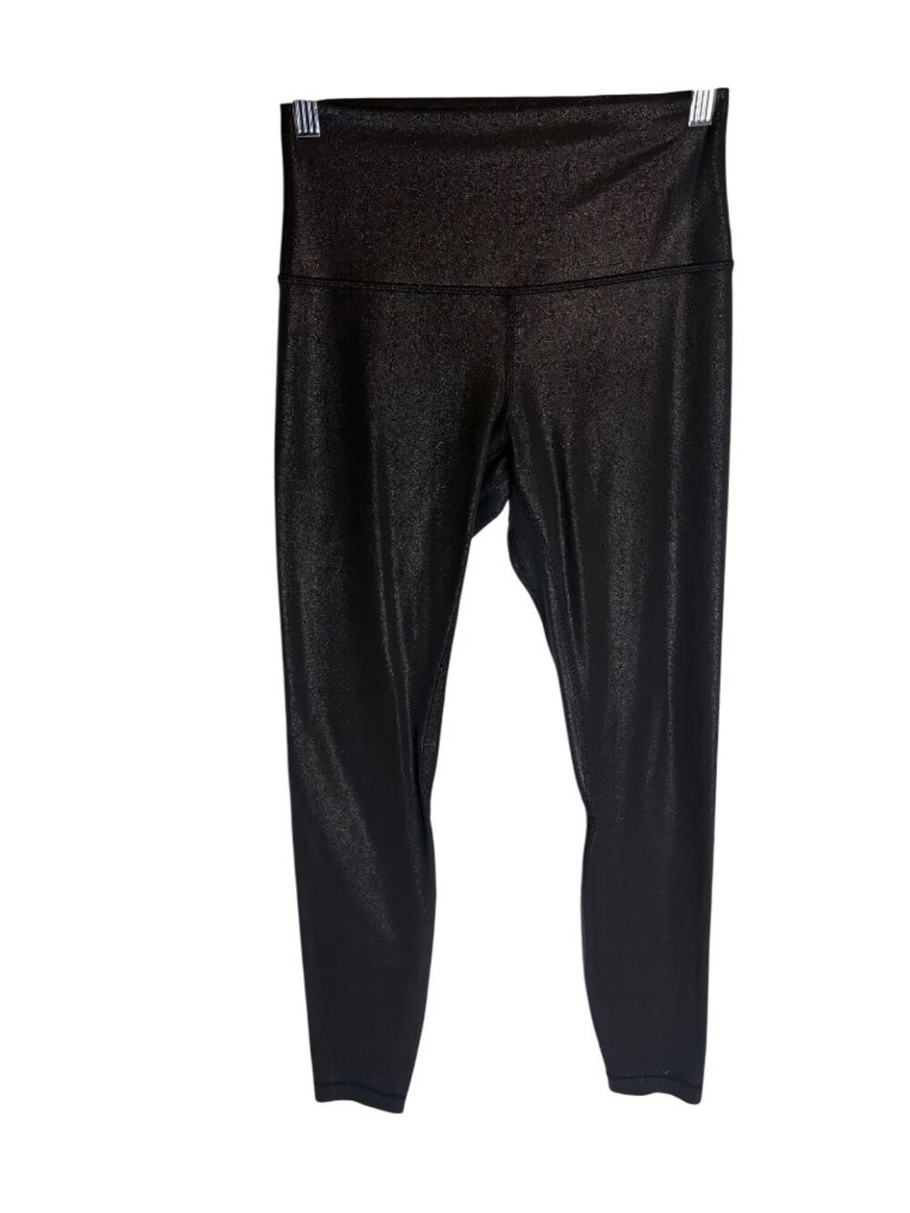 Lululemon Align High-Rise Pant Full Length Shine Foil Print Black-sz 6